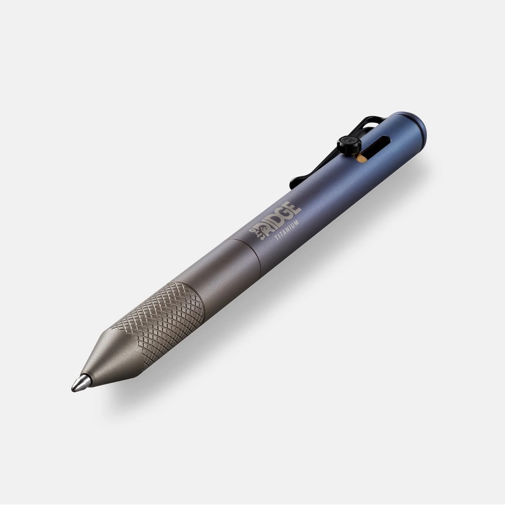 Ridge burnt titanium bolt action pen : NEW IN BOX